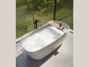 Banho relaxante e refrescante 